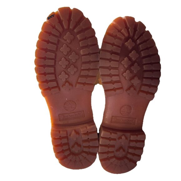 Timberland 100618040 Men's Size 8.5 Work Boots Padded Collar - Wheat Nubuck READ - Picture 8 of 8